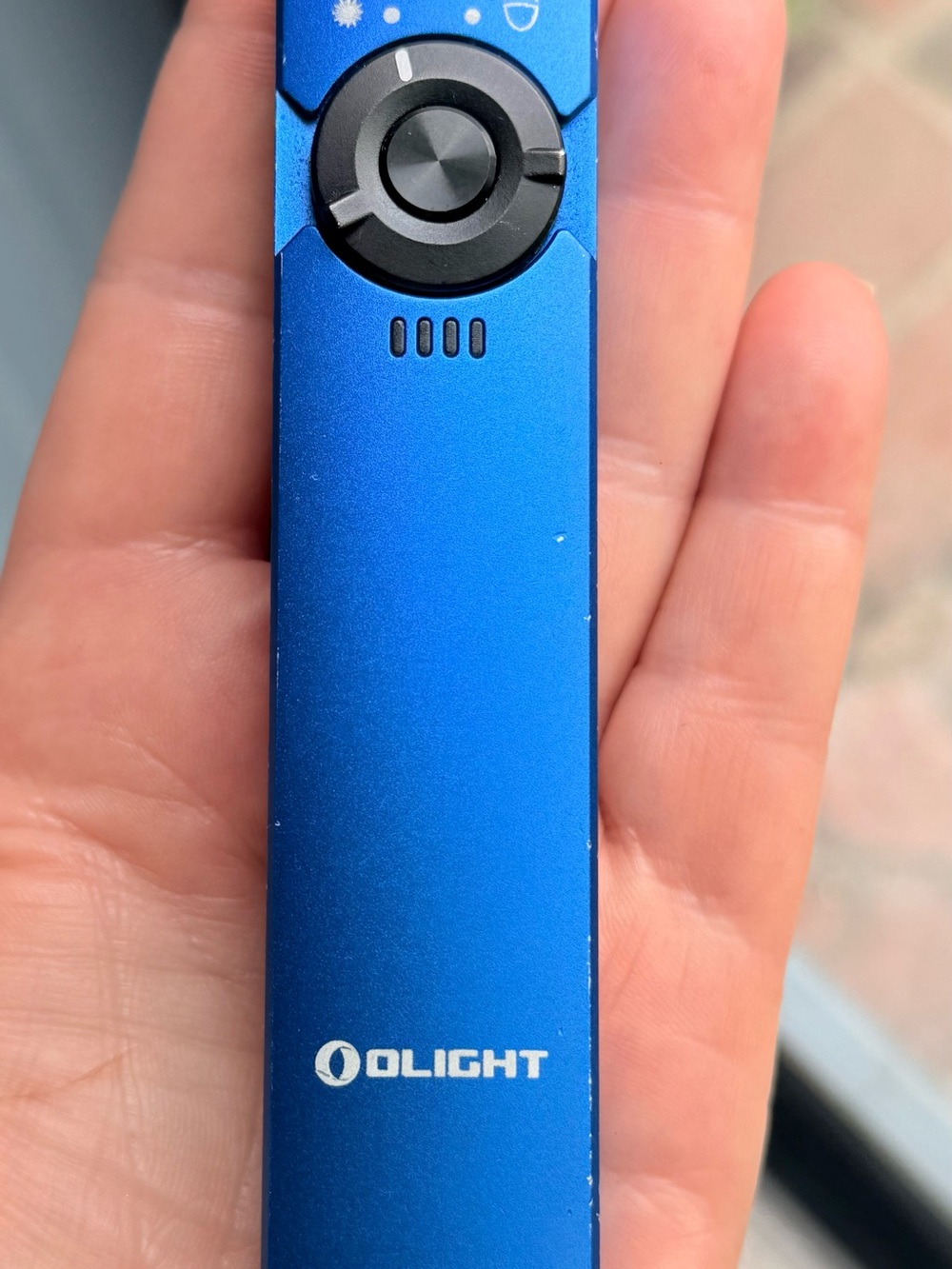 Blue LED Penlight Tactical Flashlight